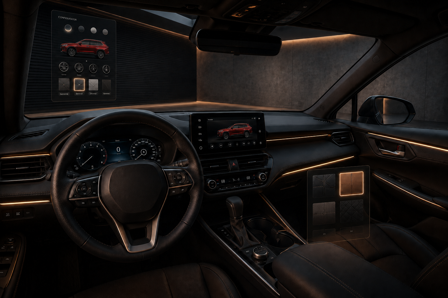 Vehicle interior exploration