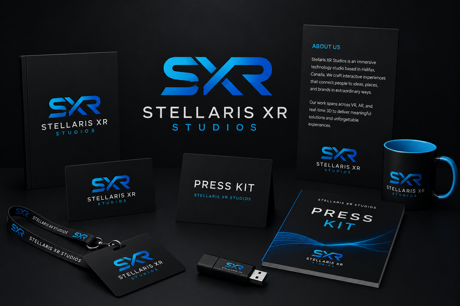 Press kit media assets preview